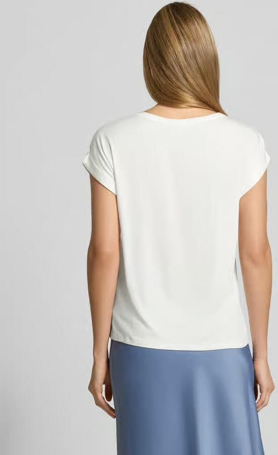 Vila Blouseshirt met gefixeerde mouwomslagen model 'VIELLETTE' - Foto 6