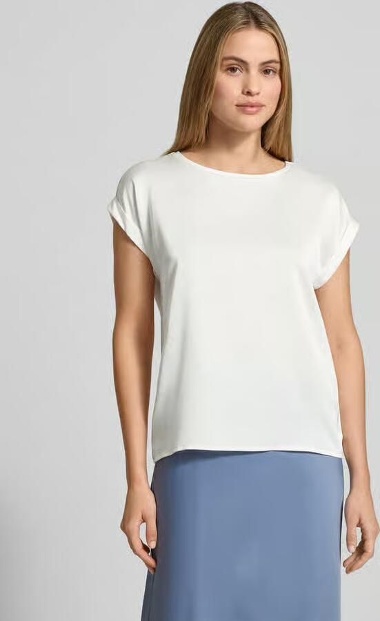 Vila Blouseshirt met gefixeerde mouwomslagen model 'VIELLETTE' - Foto 5