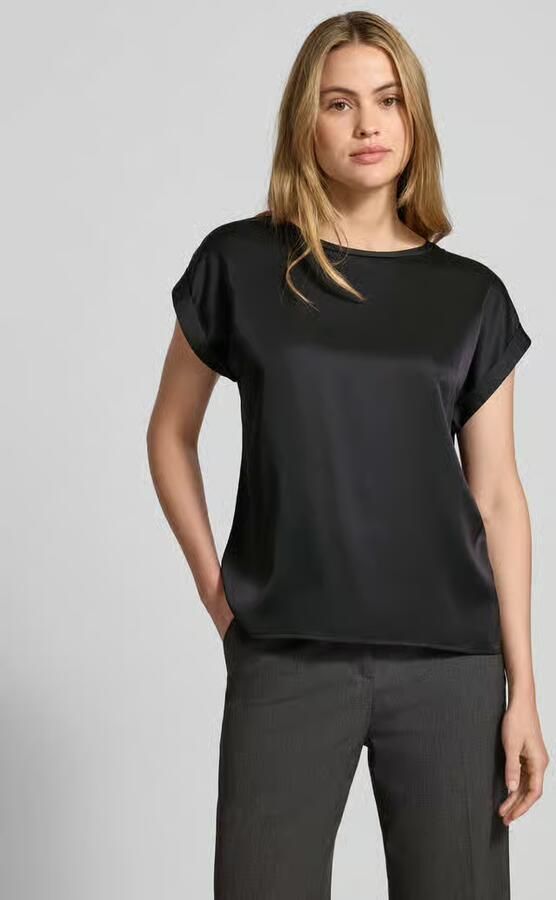 Vila Blouseshirt met gefixeerde mouwomslagen model 'VIELLETTE' - Foto 10