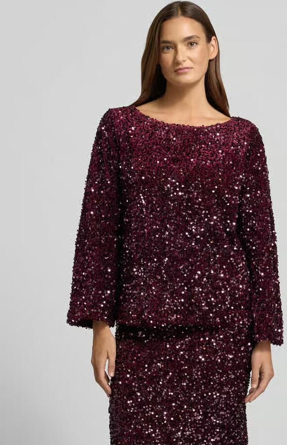 Vila Blouseshirt met pailletten model 'FAITH' - Foto 2