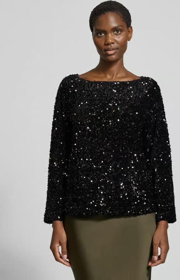 Vila Blouseshirt met pailletten model 'FAITH' - Foto 2