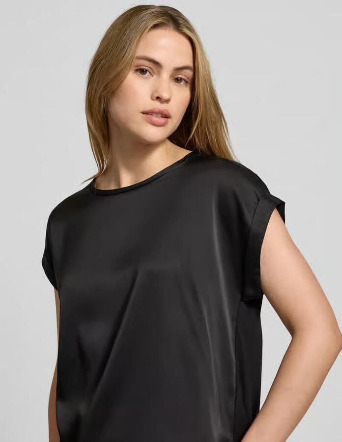 Vila Blouseshirt met vaste mouwomslagen model 'VIELLETTE' - Foto 5