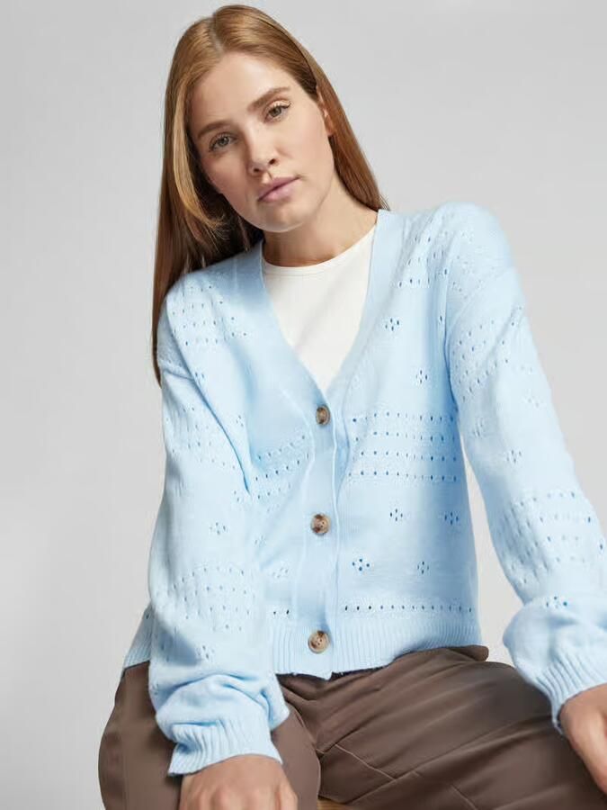 Vila Cardigan met broderie anglaise model 'RIL' - Foto 2