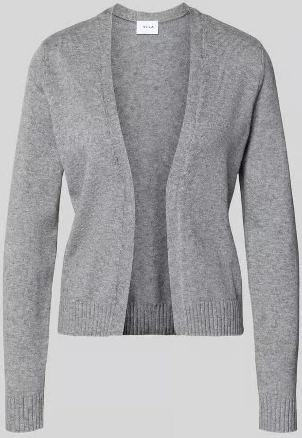 Vila Cardigan van viscosemix met open voorkant model 'VIRIL' - Foto 9