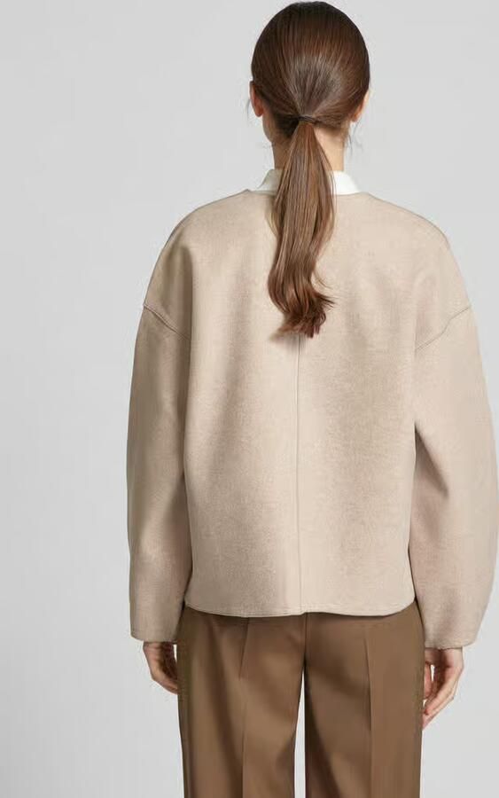 Vila Mantel Noos Juice Loose Jacket Natural Melange - Foto 2