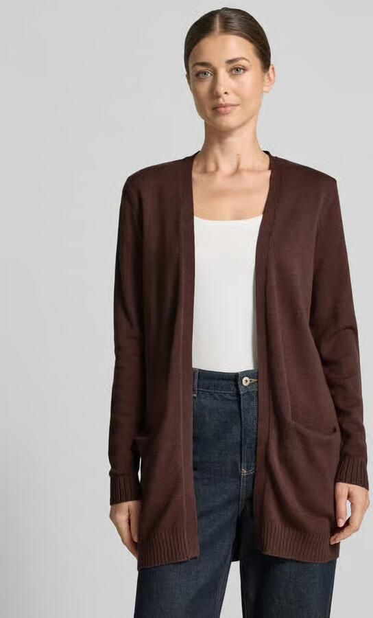 Vila Mantel Noos Ril Cardigan Coffee Bean - Foto 4