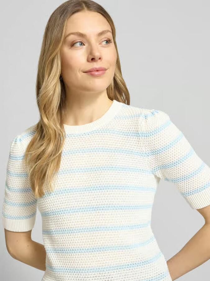 Vila Gebreid shirt met ronde hals model 'DALO' - Foto 3