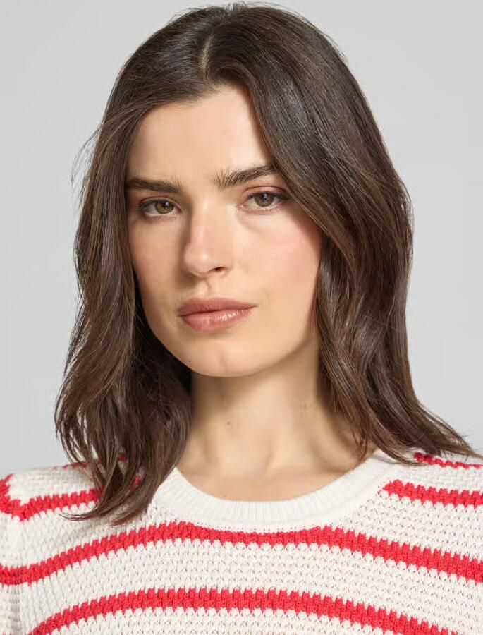 Vila Gebreid shirt met ronde hals model 'DALO' - Foto 4