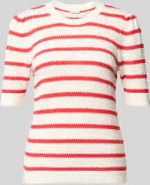 Vila Gebreid shirt met ronde hals model 'DALO' - Foto 4