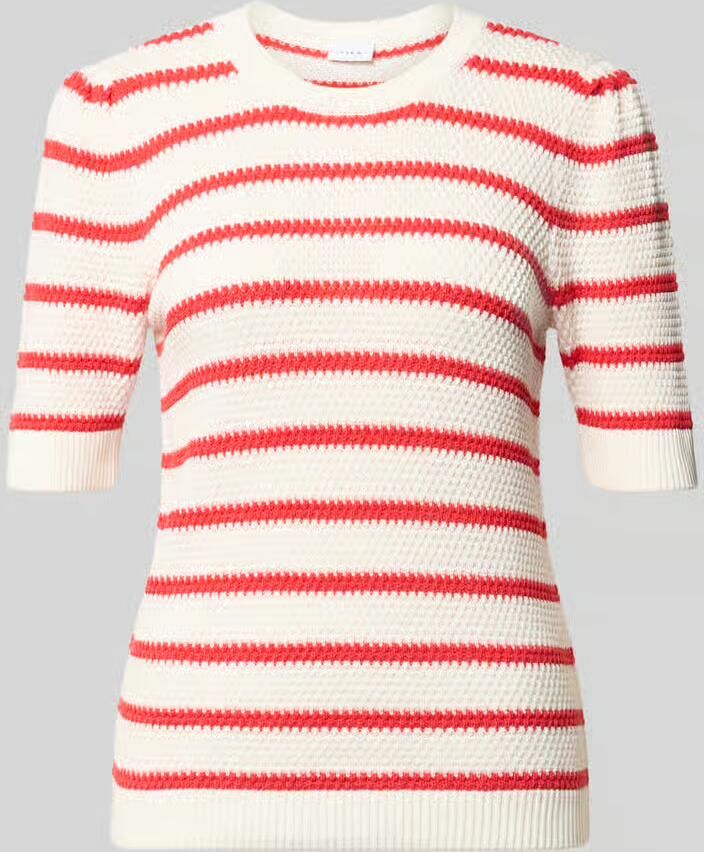 Vila Gebreid shirt met ronde hals model 'DALO' - Foto 5