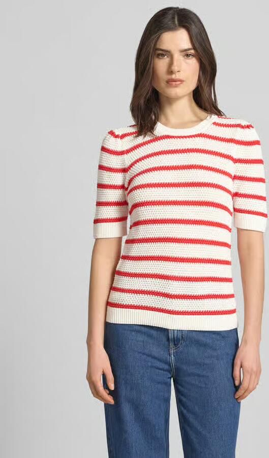Vila Gebreid shirt met ronde hals model 'DALO' - Foto 6
