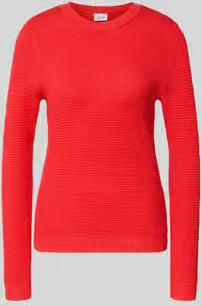 Vila Gebreide pullover met geribde boorden model 'dalo' - Foto 4