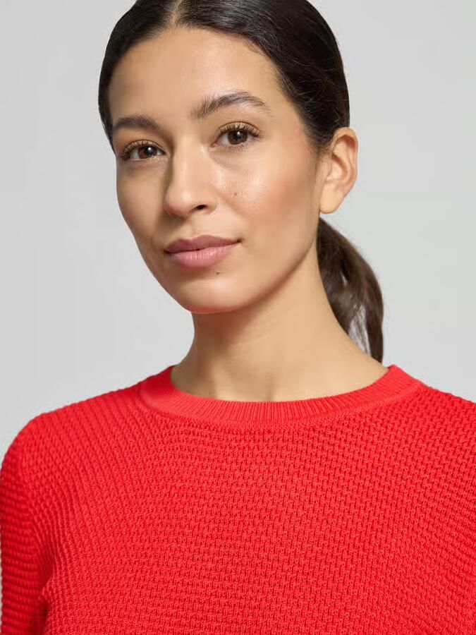 Vila Gebreide pullover met geribde boorden model 'dalo' - Foto 2