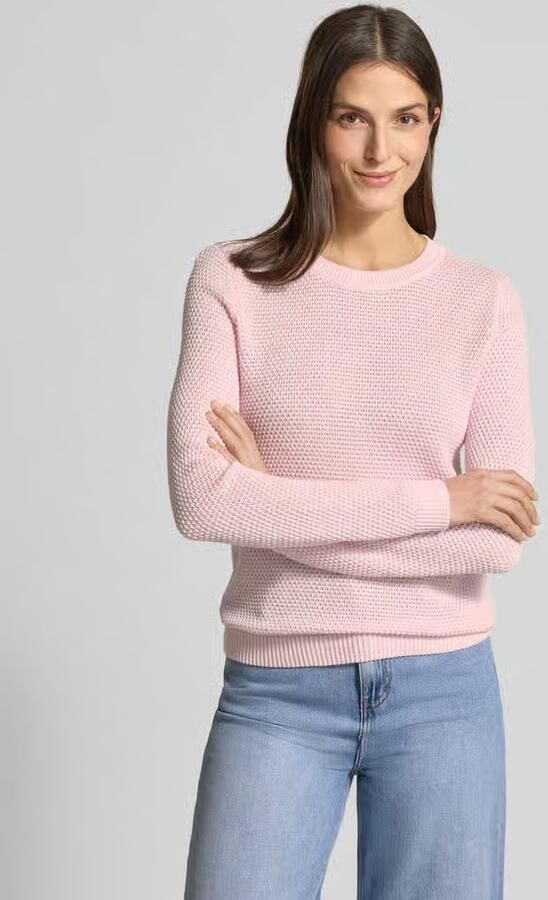 Vila Gebreide pullover met geribde boorden model 'dalo' - Foto 6