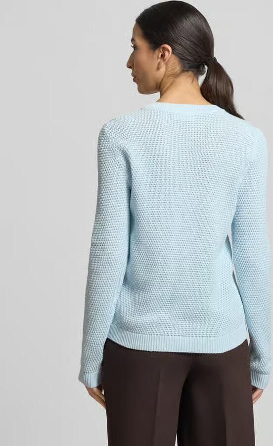 Vila Gebreide pullover met geribde boorden model 'dalo' - Foto 5