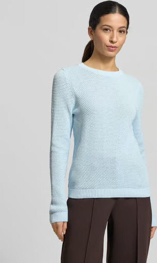 Vila Gebreide pullover met geribde boorden model 'dalo' - Foto 6