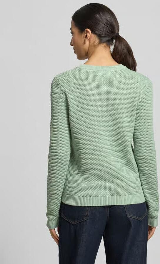 Vila Gebreide pullover met geribde boorden model 'dalo'