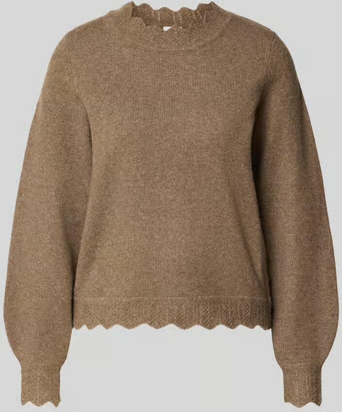 Vila Gebreide pullover met geschulpte zoom model 'VINIKOLINA' - Foto 4