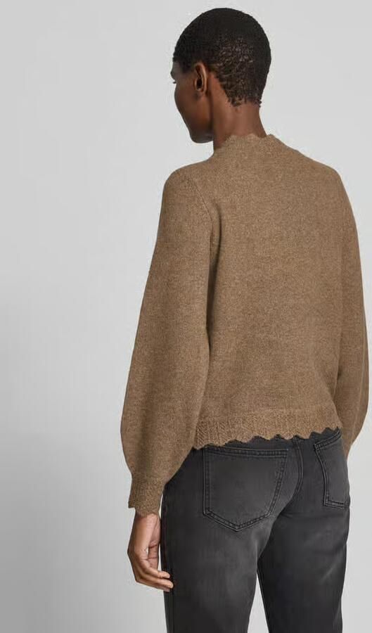 Vila Gebreide pullover met geschulpte zoom model 'VINIKOLINA' - Foto 6