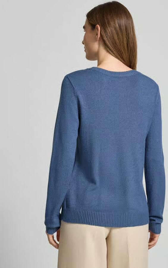 Vila Trui met ronde hals VIRIL O-NECK L S KNIT TOP NOOS - Foto 6