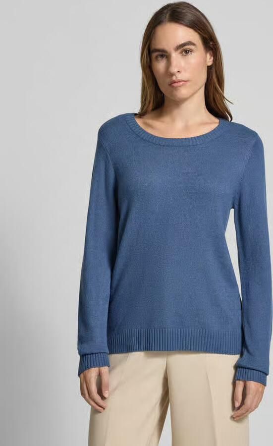 Vila Trui met ronde hals VIRIL O-NECK L S KNIT TOP NOOS - Foto 7