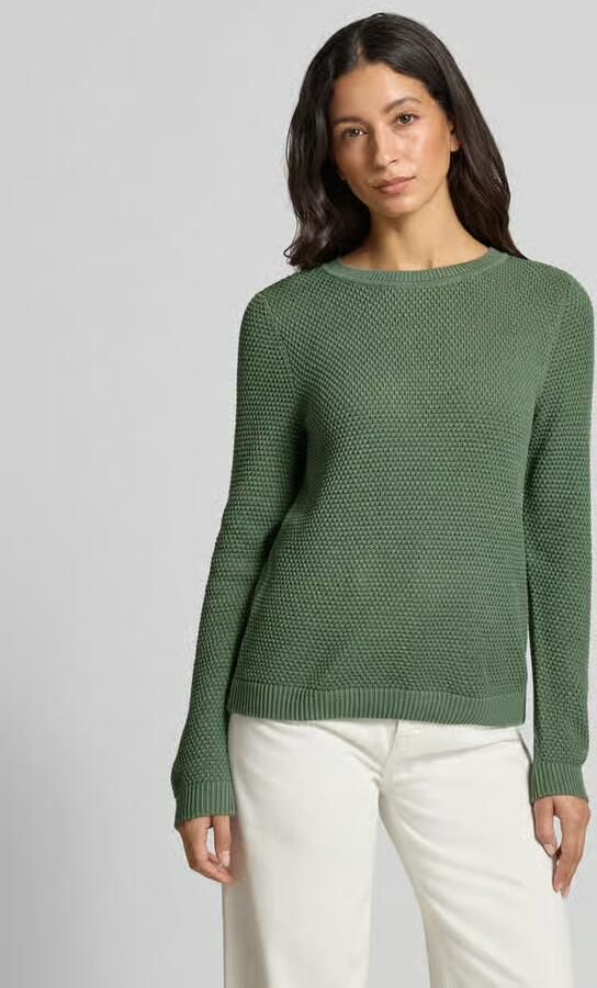 Vila Gebreide pullover met structuurmotief model 'Vidalo O-Neck' - Foto 9