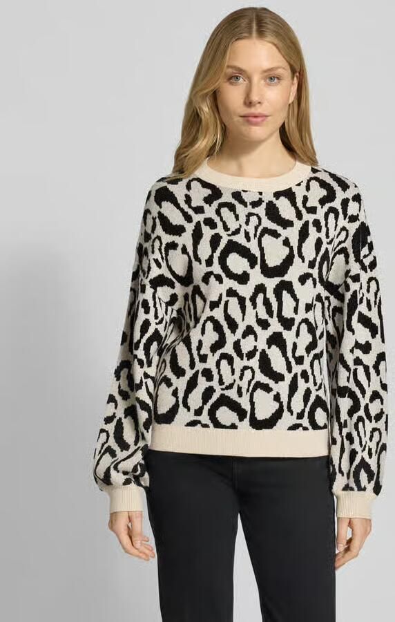 Vila Gebreide pullover met ribboorden model 'TIP' - Foto 2