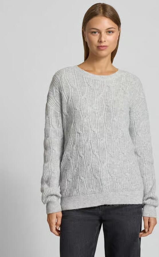 Vila Gebreide pullover met structuurmotief model 'LASSIA' - Foto 2