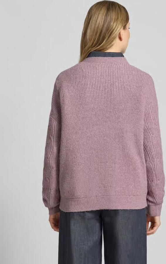 Vila Gebreide pullover met structuurmotief model 'LASSIA' - Foto 6