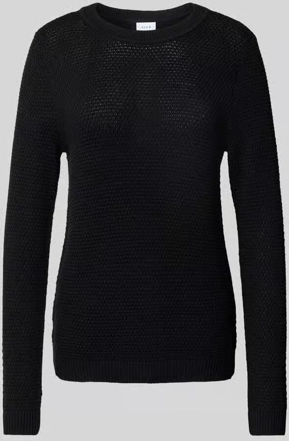 Vila Gebreide pullover met structuurmotief model 'Vidalo O-Neck'