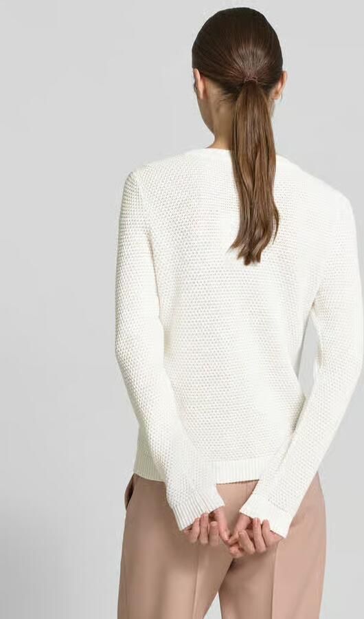 Vila Gebreide pullover met structuurmotief model 'Vidalo O-Neck' - Foto 4