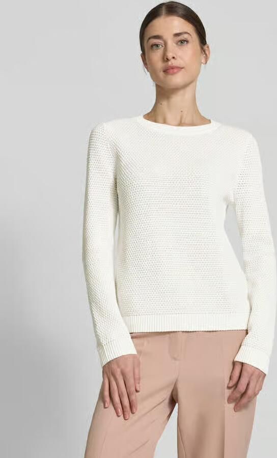 Vila Gebreide pullover met structuurmotief model 'Vidalo O-Neck' - Foto 5