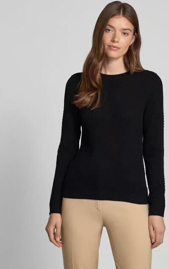 Vila Gebreide pullover met structuurmotief model 'Vidalo O-Neck' - Foto 2
