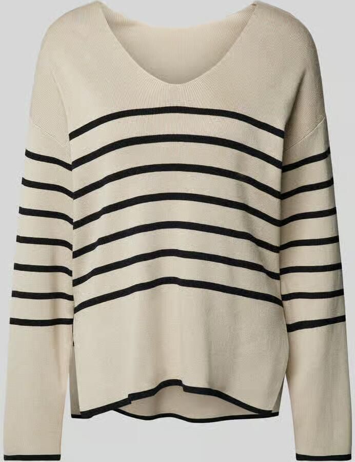 Vila Gebreide pullover met V-hals model 'OSTRIA' - Foto 2