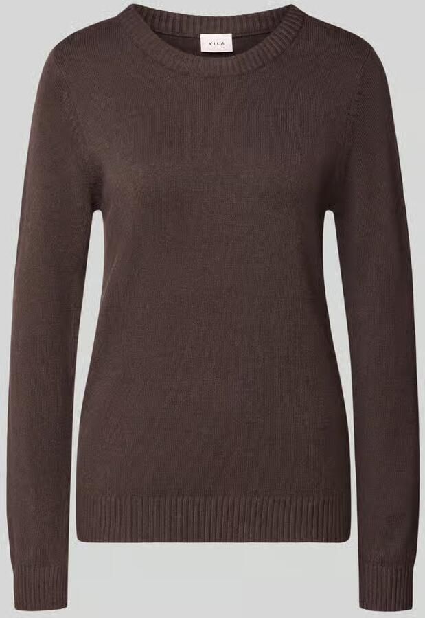 Vila Trui Noos Ril O-Neck L S Coffee Bean - Foto 2