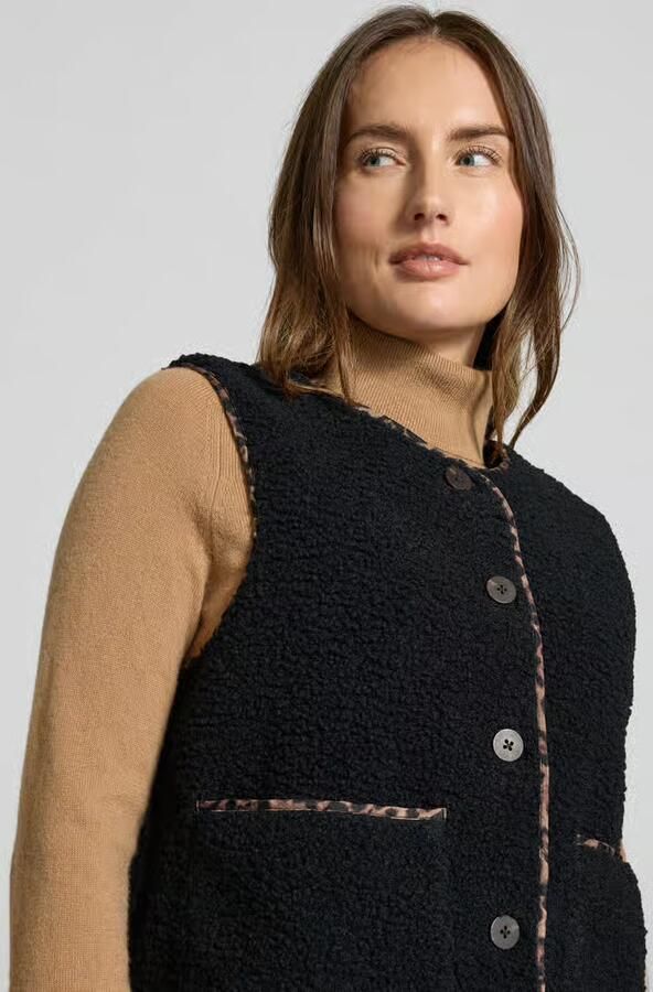 Vila Gilet van teddybont model 'ADA' - Foto 2