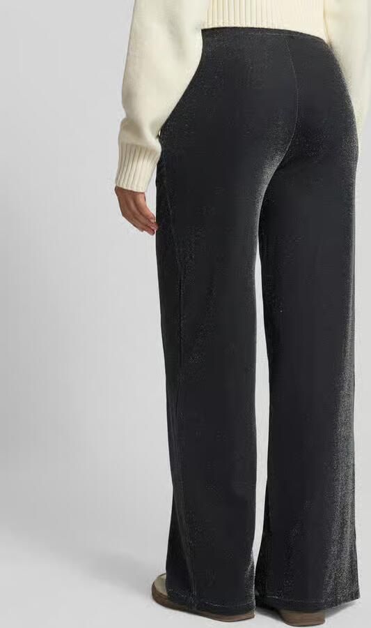 Vila Glanzende broek met elastische band model 'ELEINAS'