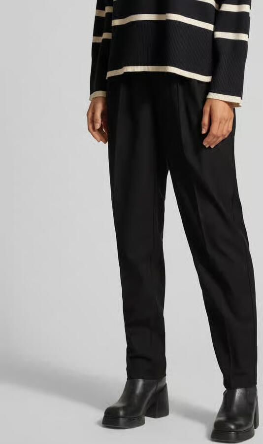Vila High waist broek met bandplooien model 'RILEY LANYA' - Foto 2