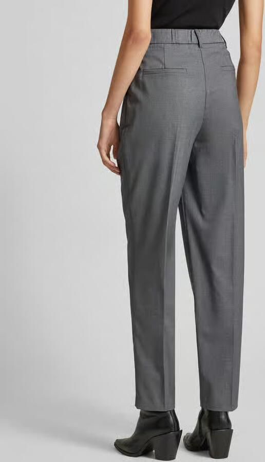 Vila High waist broek met bandplooien model 'RILEY LANYA' - Foto 2