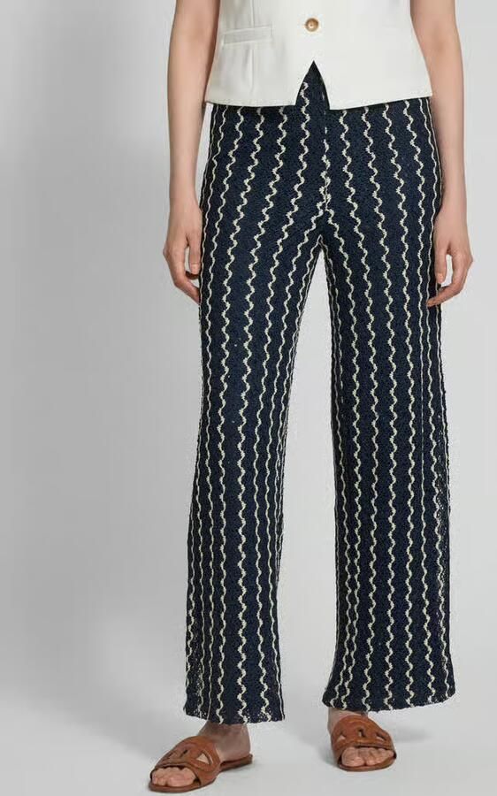 Vila High waist broek met elastische band model 'ELLEN' - Foto 2