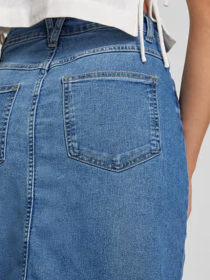 Vila High waist jeansrok met loopsplit modell 'RAY' - Foto 2