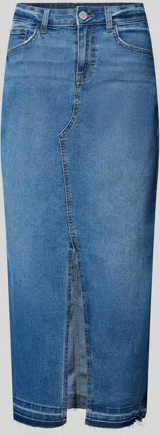 Vila High waist jeansrok met loopsplit modell 'RAY'