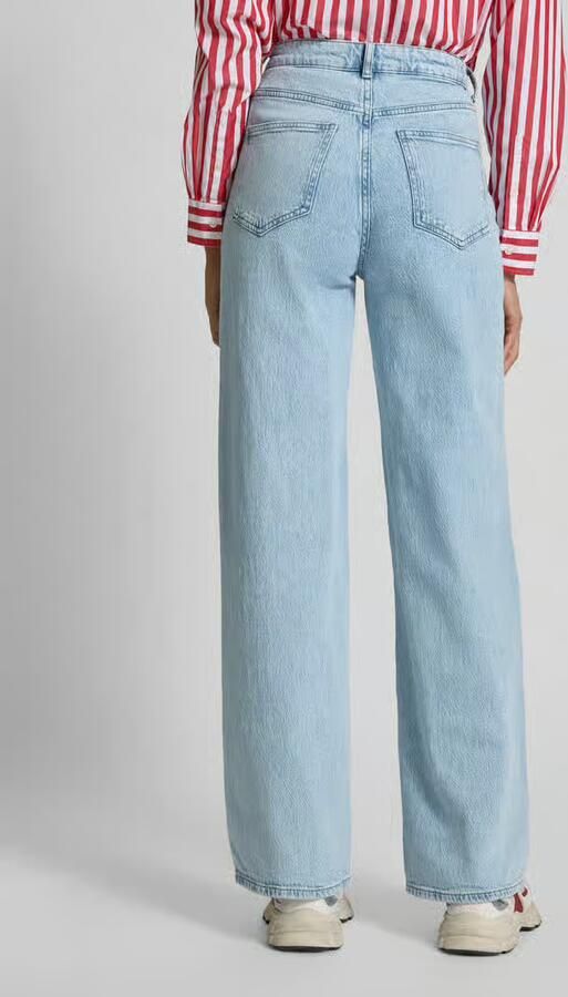 VILA high waist wide leg jeans light blue - Foto 4