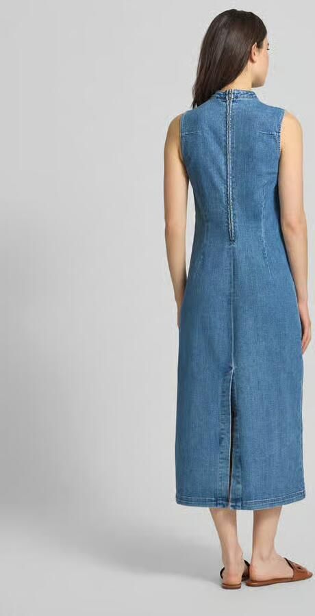 Vila Lange Jurken Collectie in Diverse Stoffen Blue Dames - Foto 3