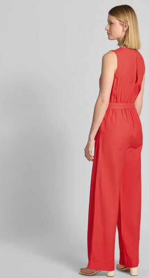 Vila Jumpsuit met druppelvormig rugdecolleté aan de achterkant
