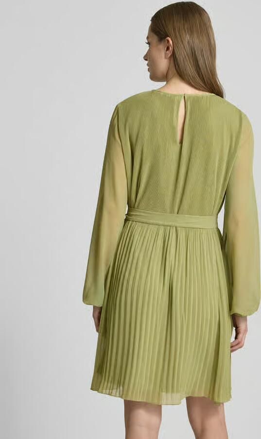 Vila Knielange jurk met ronde hals model 'DALIANA'