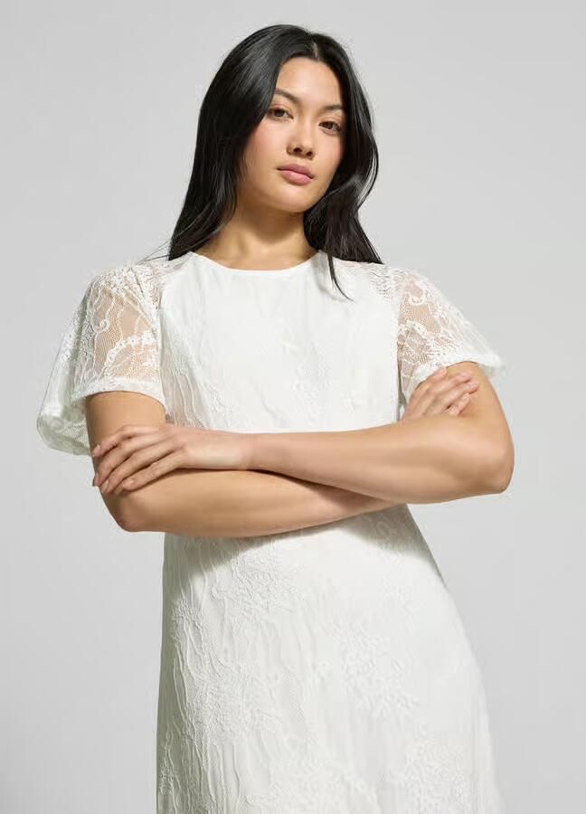 Vila Maxi-jurk met gehaakt kant model 'EMMA' - Foto 2