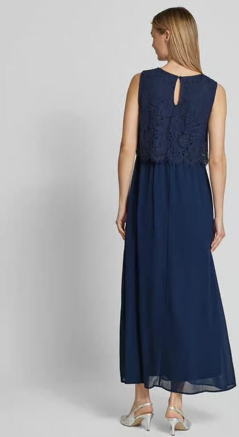 Vila Avondjurk met kant en ronde hals model 'MILINA LACE' - Foto 8