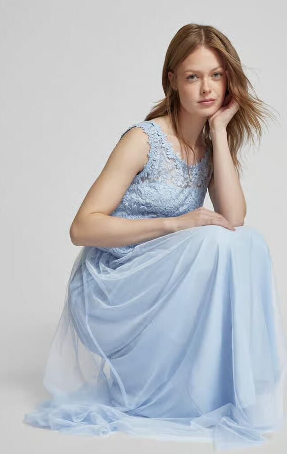 Vila Maxi-jurk met kant model 'LYNNEA'