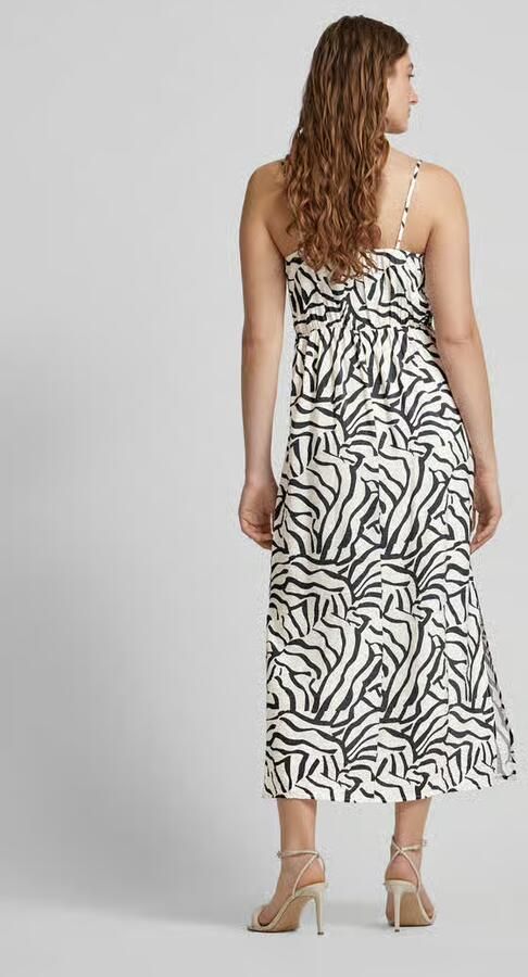 Vila Maxi-jurk met knoopdetail model 'DOGMA EVA' - Foto 3